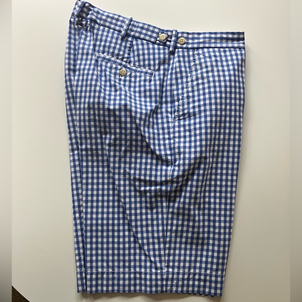 Vintage Polo Ralph Lauren Men’s Gingham Shorts. 100% Cotton. - Picture 4 of 7